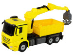 RASTAR Nákladní auto s drapákem Mercedes Rastar R/C na dálkové ovládání žluté