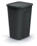 Keden COMPACTA Q FLAP PLUS recyklovaná černá / Odpadkový koš / 35 l / plast (NSDK35-S411*)