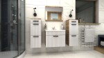 FRONTI Koupelnová sestava TERNI C bílý mat + dub artisan