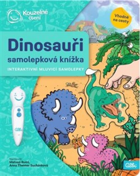 Kouzelné čtení Samolepková knížka Dinosauři