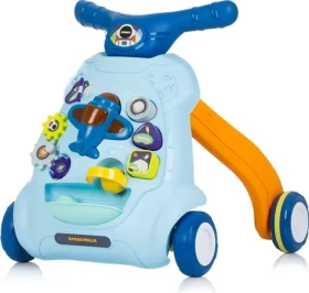 CHIPOLINO Chodítko interaktivní Plane Blue / od 6 měsíců (MIKPLN241BL)