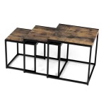 Konferenční stolek 45x45cm, mdf, hnědá, AF-3003 OLW