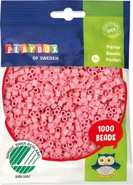 PLAYBOX Zažehlovací korálky růžové
