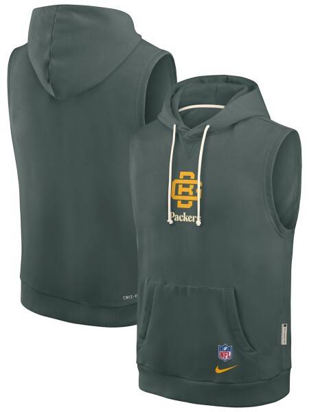 Nike Pánská mikina Green Bay Packers NFL 2026 Rivalries Sideline Sleeveless Hoodie Velikost: S