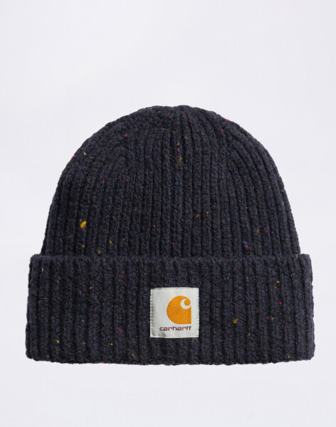 Carhartt WIP Anglistic Beanie Speckled Dark Navy