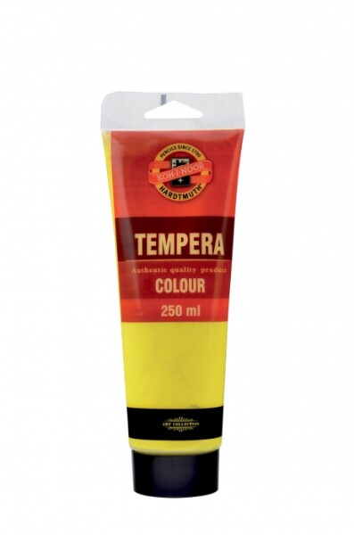 Koh-i-Noor temperová barva 250 ml - žlutá tmavá 1210