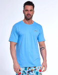 Pyžamo Cornette 326/174 Travel kr/r M-2XL pánské modrá S