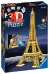 Puzzle 3D Eiffelova věž noční edice 216