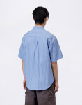 Carhartt WIP S/S Keene Shirt Keene Stripe, Curacao L