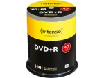 Intenso DVD+R 4,7GB 100 ks Cake Box / Optické médium / 16x / 120 min záznamu (4111156)