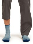 Pánské merino ponožky ICEBREAKER Mens Hike+ Ultralight Quarter, Flint Blue/Atlantis velikost: 42-44 (M)