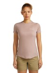 Dámské merino triko s krátkým rukávem ICEBREAKER Wmns 125 Cool-Lite Sphere SS Tee Across, Pink Quartz velikost: S