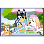 Mamido Puzzle Funny Bluey 2x24 Trefl 34446