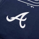 Nike Pánská mikina Atlanta Braves MLB Knockout Script Full-Zip Hoodie Velikost: 2XL