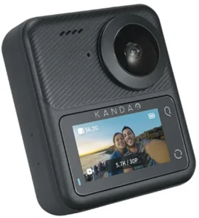 Kandao QooCam 3 / Akční kamera / 360° / 5.7K / 62MP / IP68 / Wi-Fi / BT / microSD / 1600mAh (QCM0301)