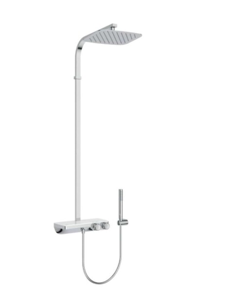 IDEAL STANDARD - Ceratherm S200 Sprchový set s termostatem, 30x20 cm, 3 proudy, chrom A7332AA