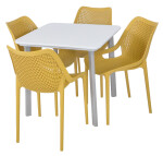 ROJA Křeslo BILROS - hořčicově žlutá