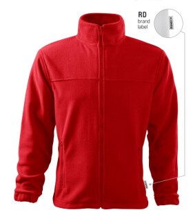 Jacket fleece pánský červená 07 (brand label) XL