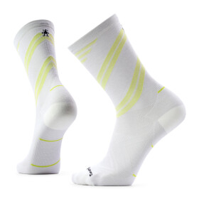 Unisex merino ponožky SMARTWOOL Run Zero Cushion Crew Socks, White velikost: 42-45 (L)