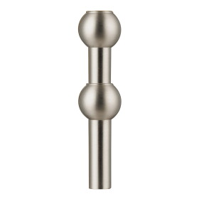 Stoff Nagel Designová vázička STOFF Nagel Brushed Chrome, stříbrná barva, kov
