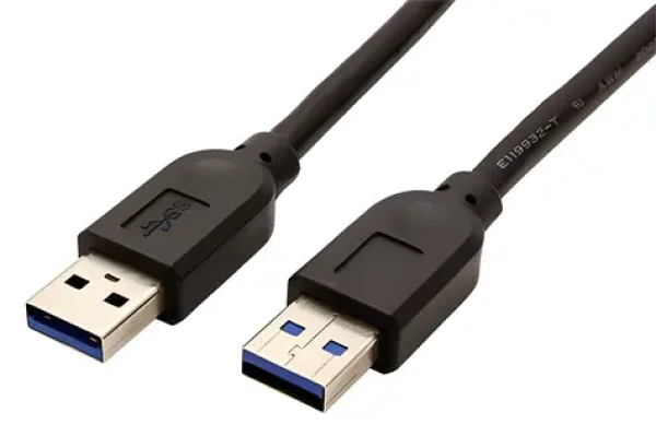 Roline USB-A (M) - USB-A (M) 1,8 m černá / Kabel USB / USB 3.0 / 5 Gbps (11.02.8970)