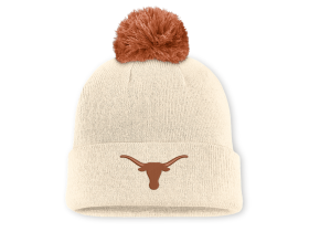 Nike Pánská zimní čepice Texas Longhorns NCAA Campus Prep Script Cuffed with Pom