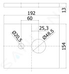 Nion Sprchové dveře pivotové dvoukřídlé L/P, 800 mm, Jika perla Glass, stříbrná/transparentní sklo H2562N10006681