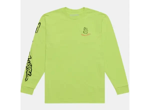 Troy Lee Designs Peace Out triko dlouhým rukávem, glo yellow