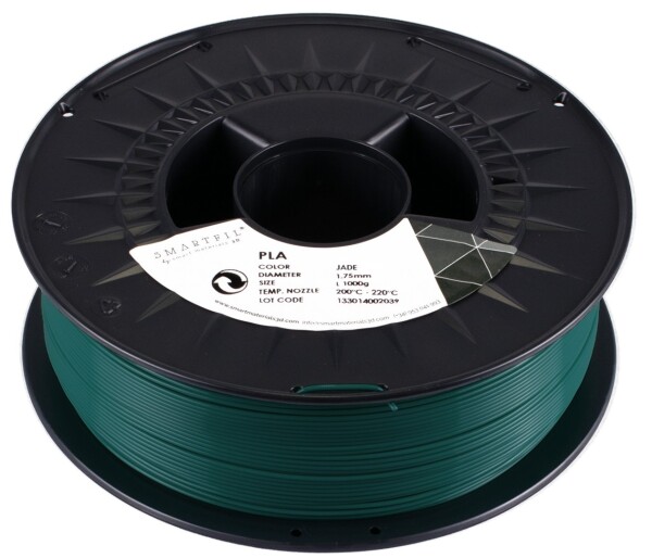 PLA filament nefritově zelený 1,75 mm Smartfil 1 kg
