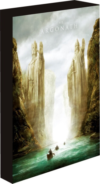 Obraz LED svítící 3D Pán Prstenu - Argonath, 30x40 cm - EPEE