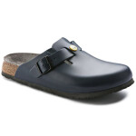 Dámské dřeváky Birkenstock Boston ESD Blue z přírodní kůže úzké úzké (0061388) 42