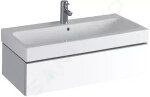 GEBERIT - iCon Umyvadlo, 900x485 mm, s přepadem, otvor pro baterii, bílá 124090000