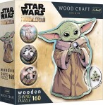 Puzzle Wood Craft Origin The Mandalorian: Grogu 160 dílků - Trefl