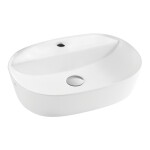 INVENA - Oval umyvadlo na desku 50 cm HALIA CE-18-001-C