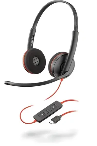 Poly Blackwire C3220 černá / Náhlavní souprava / mikrofon / jedno sluchátko / USB-C (209749-22)
