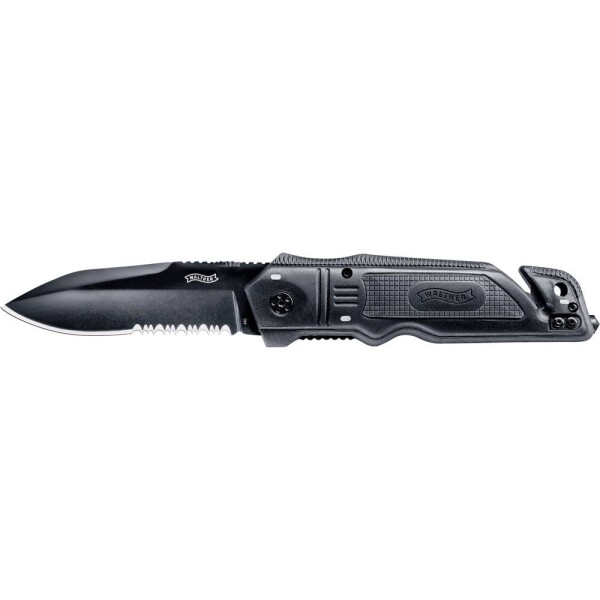 Walther 5.0728 Emergency Rescue Knife Knife ERK záchranný nůž rozbíječ skla, řezák na popruhy (d x š x v) 118 x 40 x 20 mm 1 ks