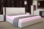 DumDekorace Světle růžové prostěradla na postele Šířka: cm Délka: 200 cm