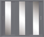 Šatní skříň Duca I 250 Barva korpusu: Antracit, Rozměry: 250 cm