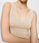 Feel of Modal Tank Top - YELLOW - TRIUMPH YELLOW - TRIUMPH CREAMY DREAM M
