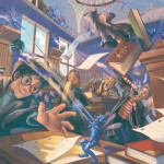 Nástěnný poznámkový kalendář 2026 NOTIQUE - Harry Potter, 30 x 30 cm
