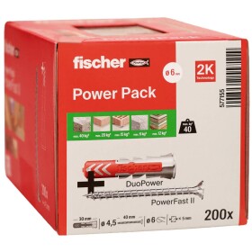 Fischer 577155 univerzální hmoždinka 30 mm, 40 mm 6 mm 200 ks