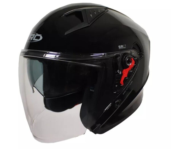 Otevřená helma Xrc Attard black shiny - 2Xl / černá