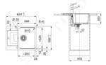 FRANKE - Urban Fragranitový dřez UBG 611-62, 620x500 mm, sahara 114.0700.100