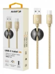 Aligator kabel Datový kabel Premium 2A, Usb-c zlatý (DATKP09)