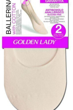 Ponožky balerínky PBP/2 páry NATURALE 39/42- M/L