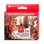 Koh-i-noor voskovky WAX CRAYONS - 24ks