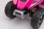 Mamido Dětská elektrická čtyřkolka pro nejmenší Speed Junior 6V 7Ah růžová