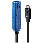 Delock USB 2.0 prodlužovací kabel plochý zahnutý [1x USB 2.0 zástrčka A - 1x USB 2.0 zásuvka A] 1.00 m černá oboustranně zapoji