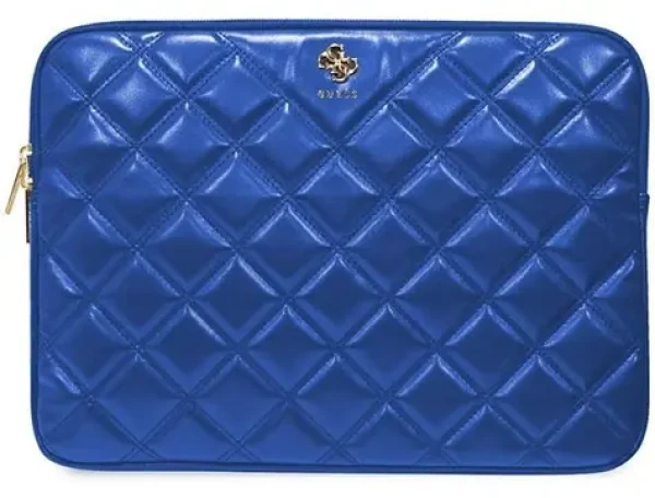 Guess 4G Quilted modrá / Obal na notebook / 14" (GUCS14ZPSQSSGB)
