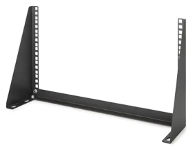 DIGITUS nástěnný držák pro 19" zařízení 6U černý / Držák / Nosnost 40 kg / DN-48005 (DN-48005)